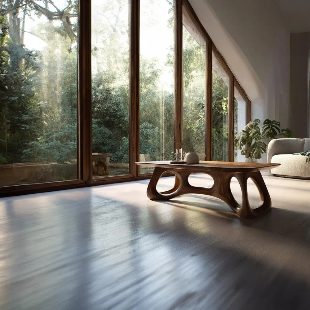 Modern Coffee Table, Solid Wood, Optional Reclaimed Wood, Live-Edge Farmhouse - Image 6