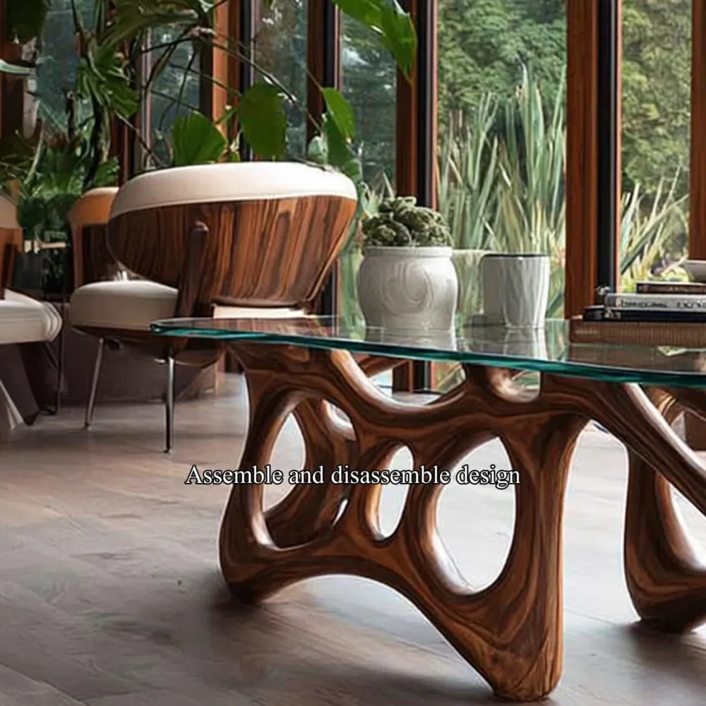 Wood Table Legs (Set of 2), Handmade Furniture Legs for Coffee/Dining Tables - Image 6