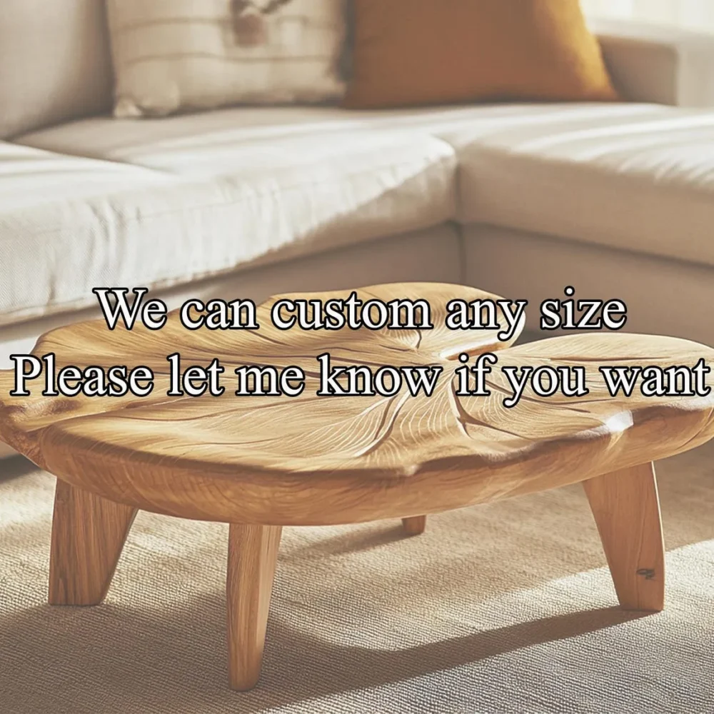 Modern Coffee Table, Tamarind Wood, Live-Edge, Optional Reclaimed Base - Image 2
