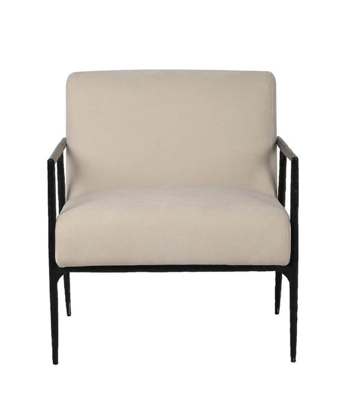 Olivia Accent Chair – Rounded Silhouette, Soft Cushions