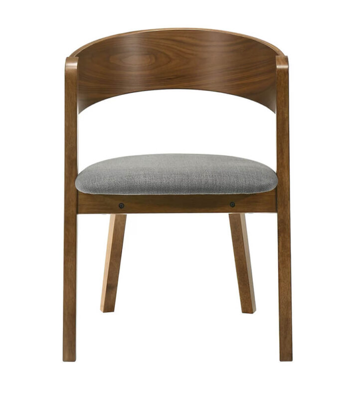 Ventura Curved-Back Side Chairs (Set of 2) – Wood Frame