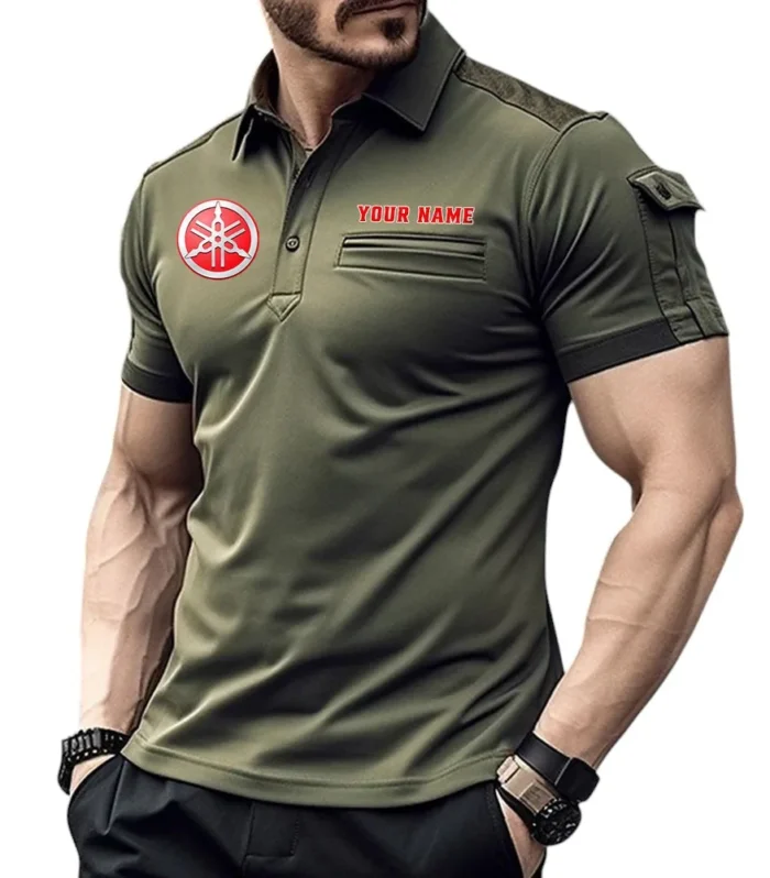 Adventure Motorbike Exclusive Logo Pocket Polo Shirt, Gift For Adventure Motorbike Enthusiasts CAR445 - Green