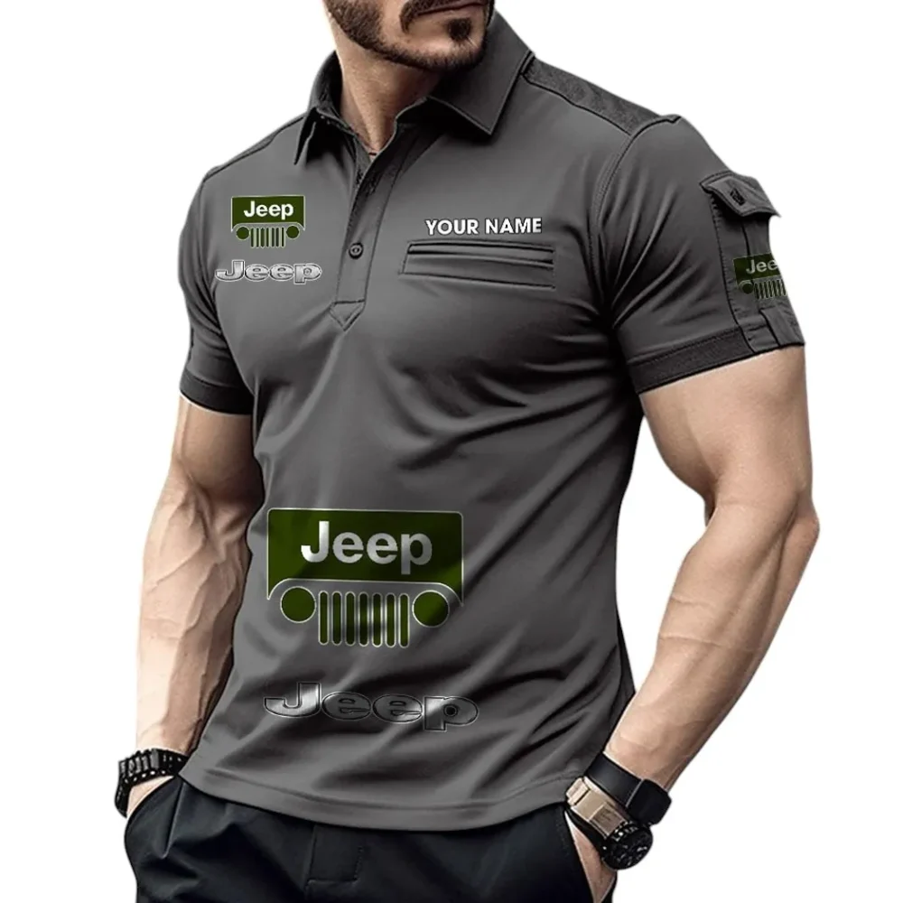Premium Road Vehicle Exclusive Logo Pocket Polo Shirt, Gift For Premium Road Vehicle Enthusiasts CAR450 - Gray