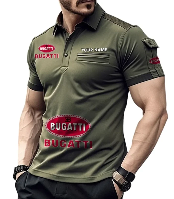 Exotic Automobile Exclusive Logo Pocket Polo Shirt, Gift For Exotic Automobile Lovers CAR450 - Green