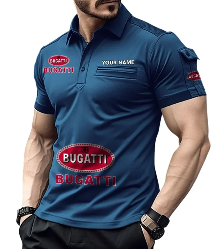 Million-Dollar Car Exclusive Logo Pocket Polo Shirt, Gift For Million-Dollar Car Lovers CAR450 - Navy Blue