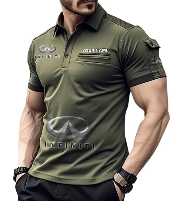 Performance Coupe Exclusive Logo Pocket Polo Shirt, Gift For Performance Coupe Enthusiasts CAR450 - Green