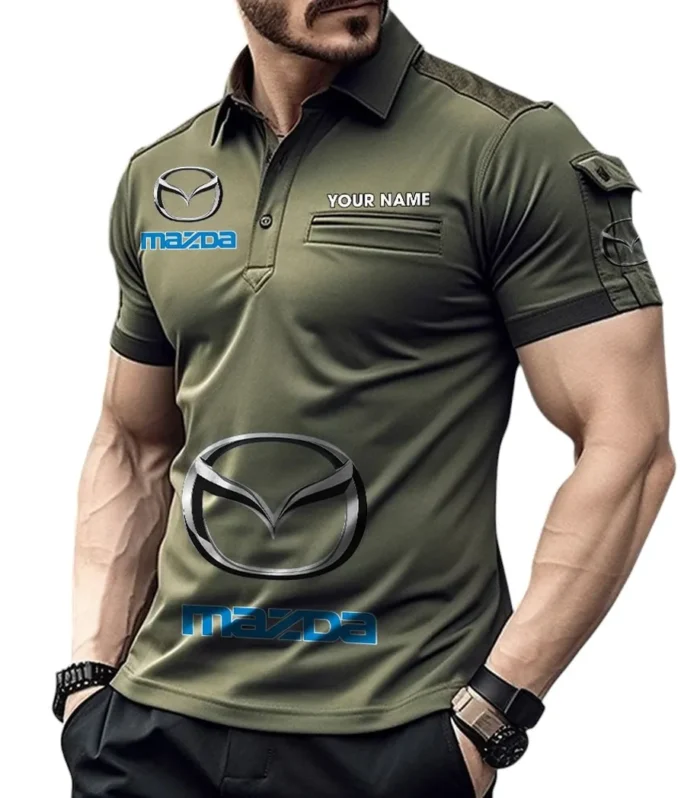Legendary American Car Exclusive Logo Pocket Polo Shirt, Gift For Legendary American Car Lovers CAR450 - Green