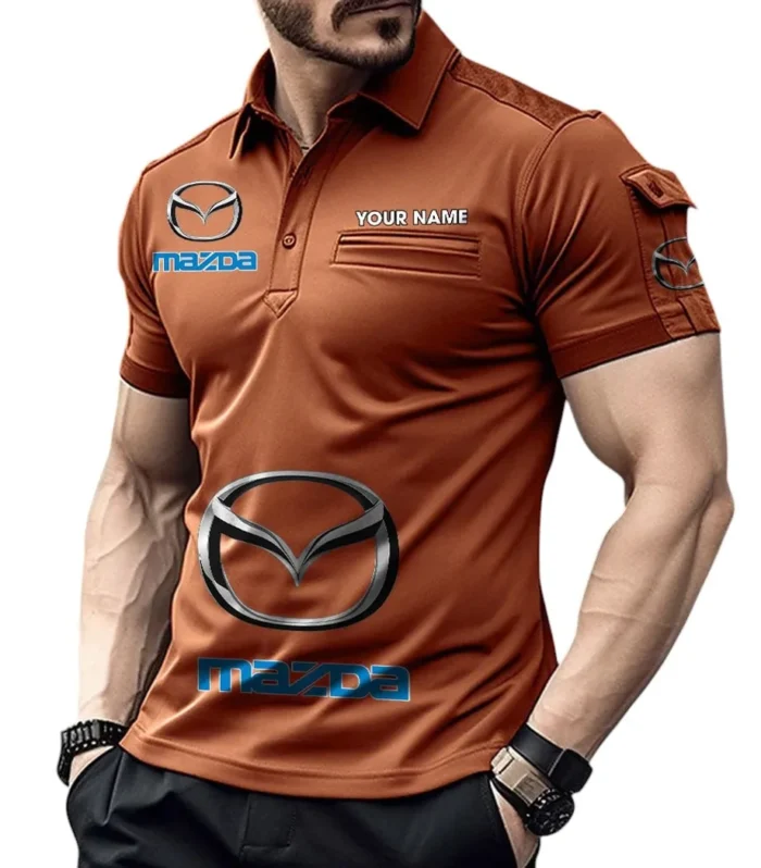 Family Sedan  Exclusive Logo Pocket Polo Shirt, Gift For Family Sedan  Enthusiasts CAR450 - Orange
