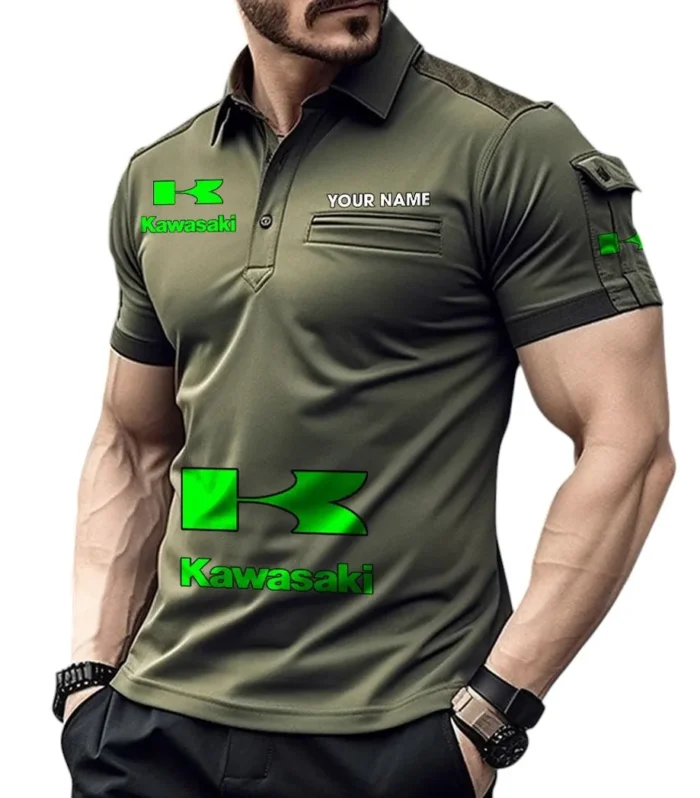 Street Racer  Exclusive Logo Pocket Polo Shirt, Gift For Street Racer  Lovers CAR450 - Green