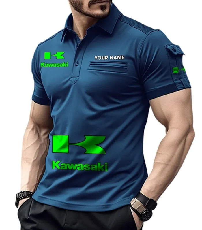 Off-Road Machine  Exclusive Logo Pocket Polo Shirt, Gift For Off-Road Machine  Enthusiasts CAR450 - Navy Blue