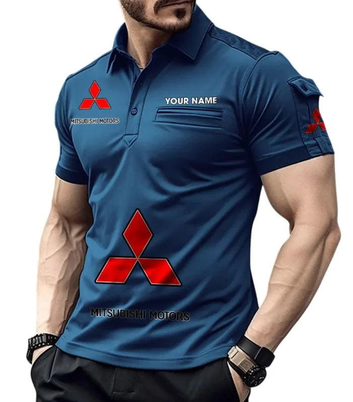 Torqura Motors Exclusive Logo Pocket Polo Shirt, Gift For Torqura Motors Enthusiasts CAR450 - Navy Blue