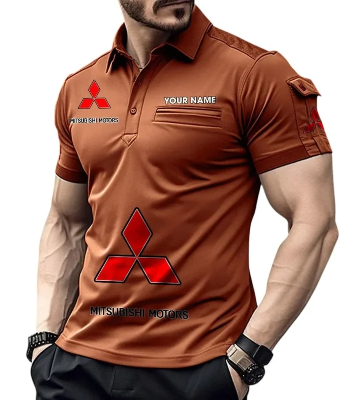 Kaizen Autos Exclusive Logo Pocket Polo Shirt, Gift For Kaizen Autos Enthusiasts CAR450 - Orange