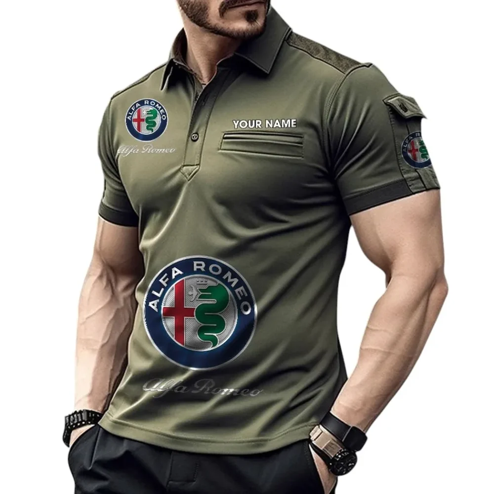 Dynatech Autos Exclusive Logo Pocket Polo Shirt, Gift For Dynatech Autos Enthusiasts CAR450 - Green