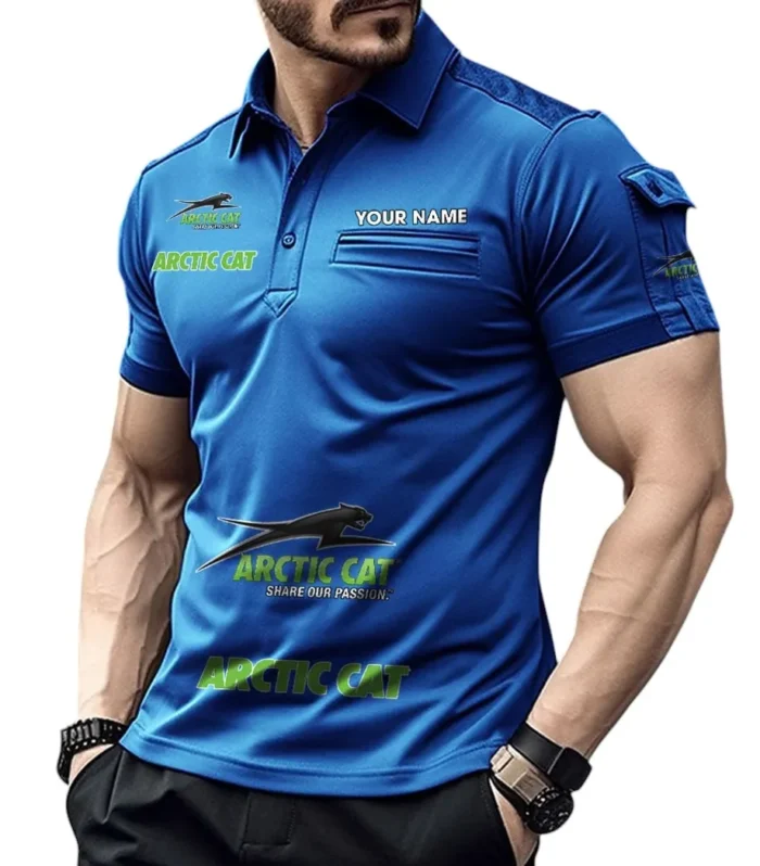 PowerZen Autos Exclusive Logo Pocket Polo Shirt, Gift For PowerZen Autos Lovers CAR450 - Blue