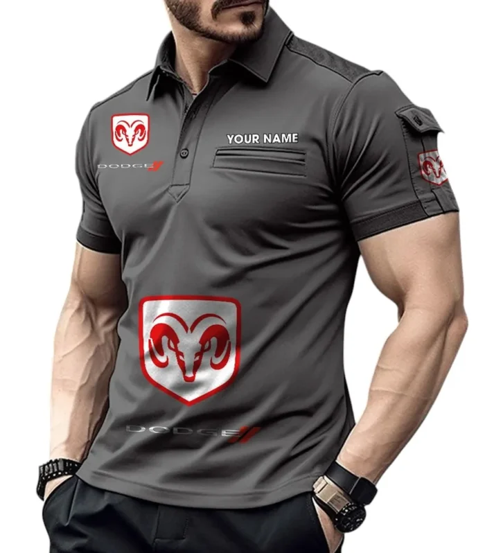 Performance Vehicle Exclusive Logo Pocket Polo Shirt, Gift For Performance Vehicle Enthusiasts CAR450 - Gray