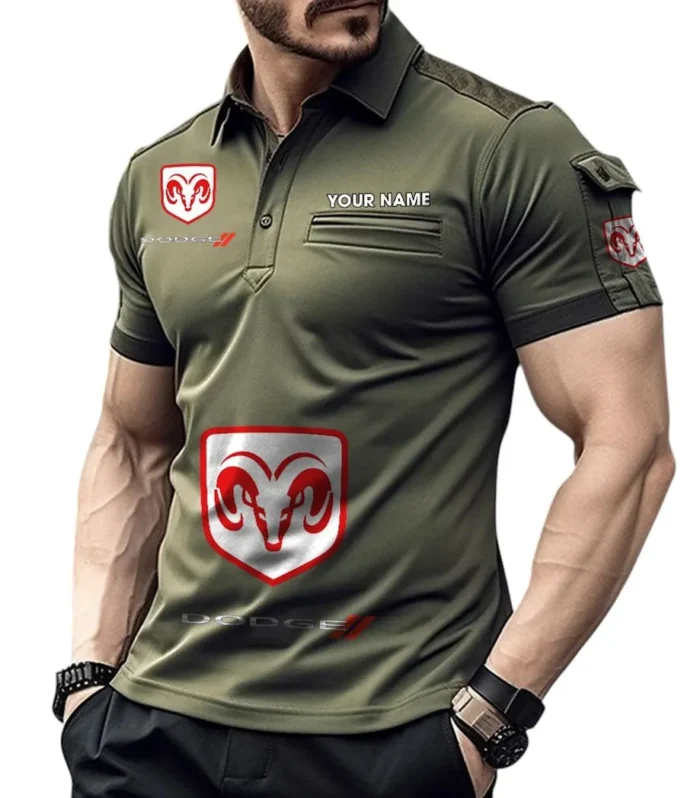 Classic Car Exclusive Logo Pocket Polo Shirt, Gift For Classic Car Enthusiasts CAR450 - Green
