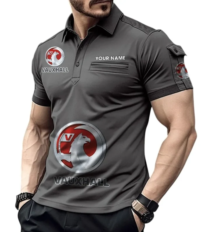 Touring Sedan Exclusive Logo Pocket Polo Shirt, Gift For Touring Sedan Lovers CAR450 - Gray