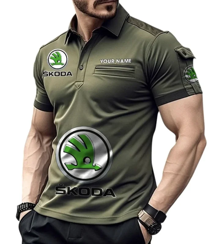 Mid-Size Sedan  Exclusive Logo Pocket Polo Shirt, Gift For Mid-Size Sedan  Enthusiasts CAR450 - Green