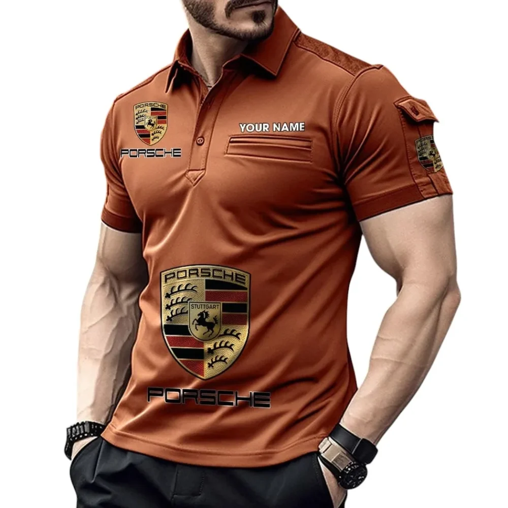 Alliance Motors Exclusive Logo Pocket Polo Shirt, Gift For Alliance Motors Enthusiasts CAR450 - Orange