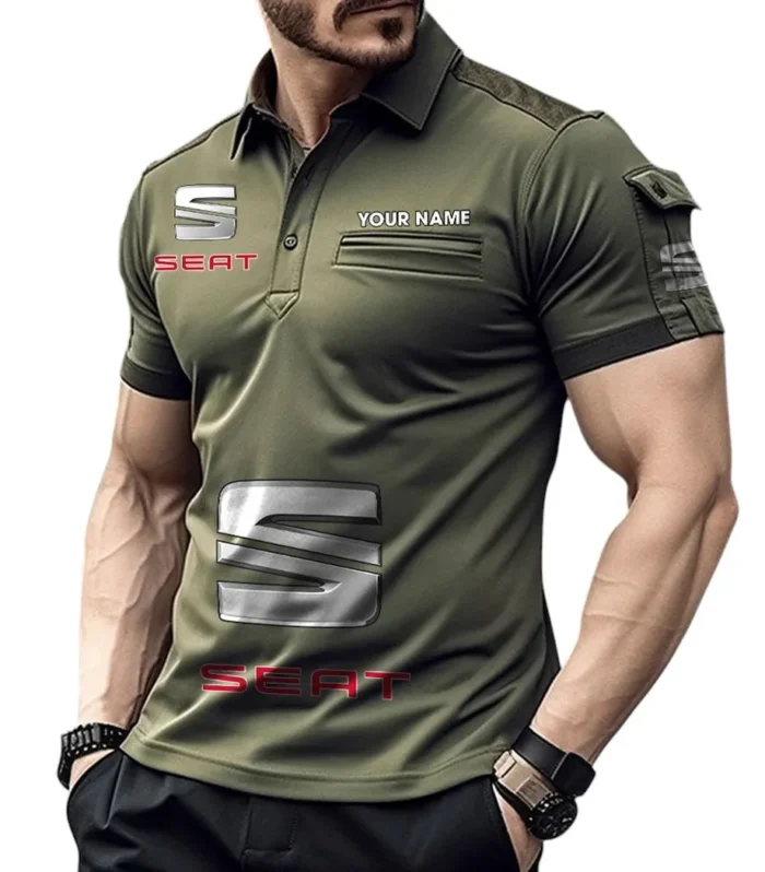 Sporty Hatch Exclusive Logo Pocket Polo Shirt, Gift For Sporty Hatch Enthusiasts CAR450 - Green