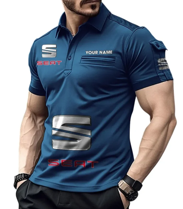 City Cruiser Exclusive Logo Pocket Polo Shirt, Gift For City Cruiser Enthusiasts CAR450 - Navy Blue