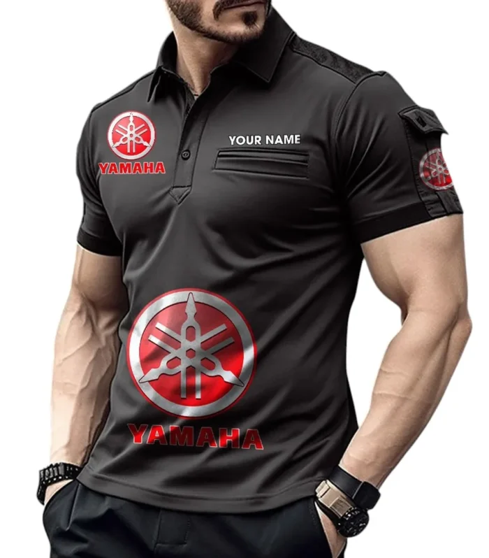 Stylish Sedan Exclusive Logo Pocket Polo Shirt, Gift For Stylish Sedan Lovers CAR450 - Black