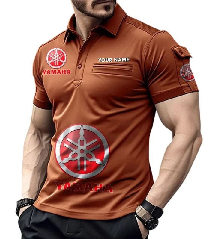 Sport Bike Exclusive Logo Pocket Polo Shirt, Gift For Sport Bike Lovers CAR450 - Orange