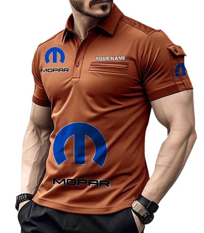 Road Motorcycle Exclusive Logo Pocket Polo Shirt, Gift For Road Motorcycle Lovers CAR450 - Orange