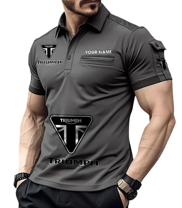 Freedom Rider  Exclusive Logo Pocket Polo Shirt, Gift For Freedom Rider  Enthusiasts CAR450 - Gray