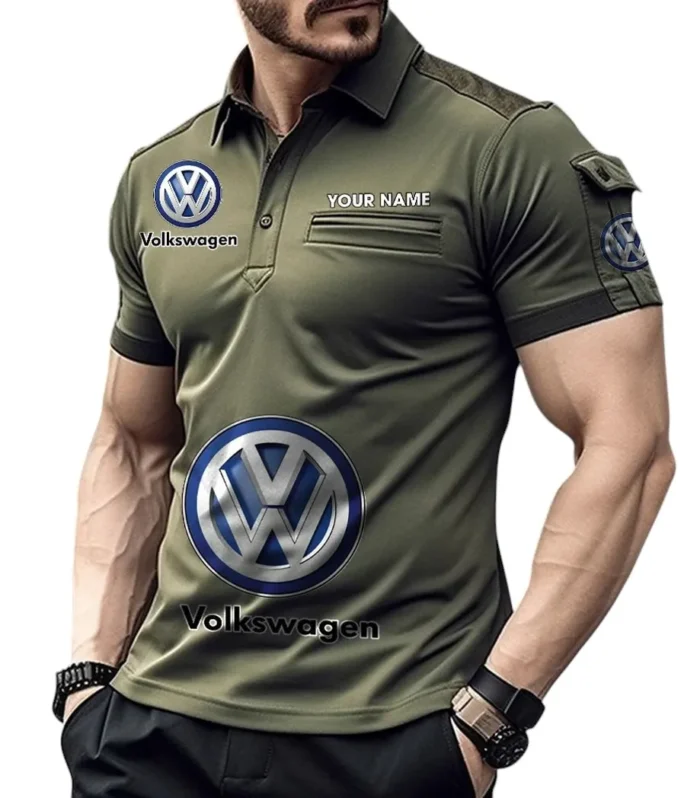 International Vehicle Manufacturer Exclusive Logo Pocket Polo Shirt, Gift For International Vehicle Manufacturer Enthusiasts CAR450 - Green