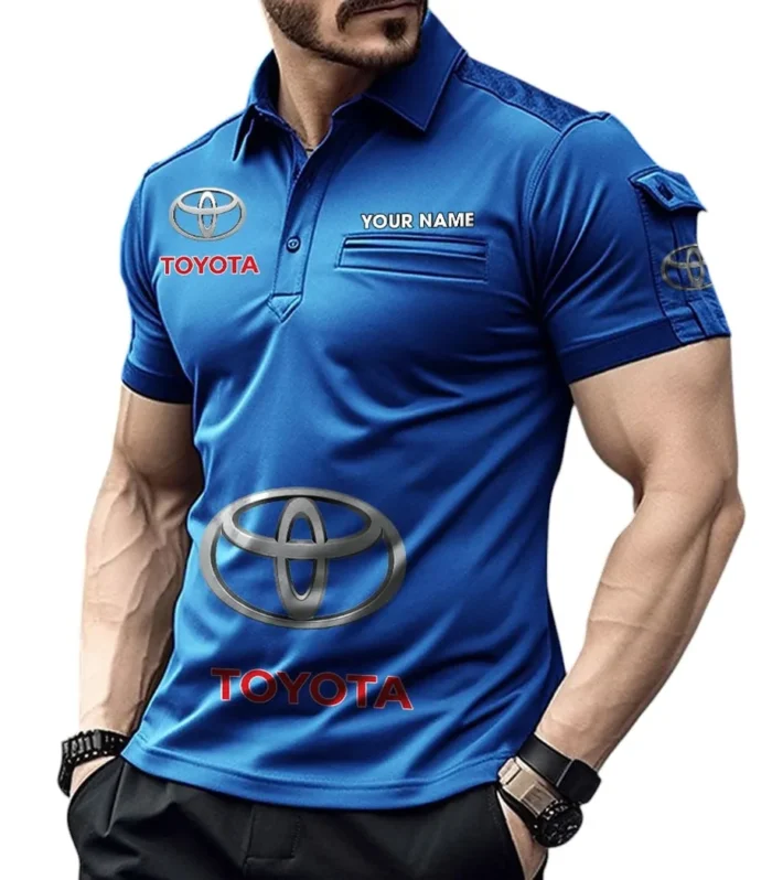 Family Sedan Exclusive Logo Pocket Polo Shirt, Gift For Family Sedan Lovers CAR450 - Blue