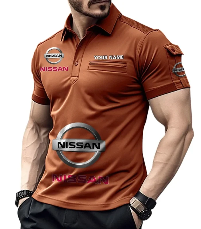 Hatchback Exclusive Logo Pocket Polo Shirt, Gift For Hatchback Enthusiasts CAR450 - Orange